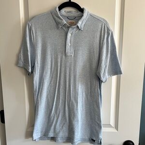 Faherty Light Gray Polo Shirt